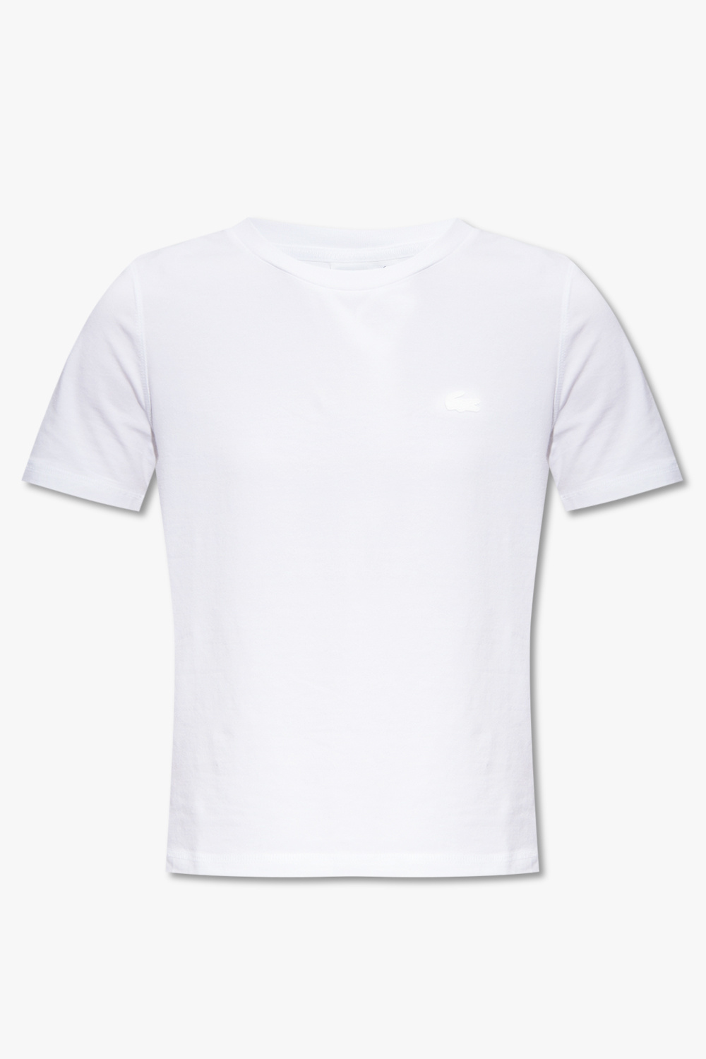 Lacoste plain 2024 white t shirt